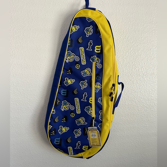 Wilson Tennis Racketball Minions V3.0 Team 6 Pack Bag Despicable Me All Ages - Picture 1 of 7